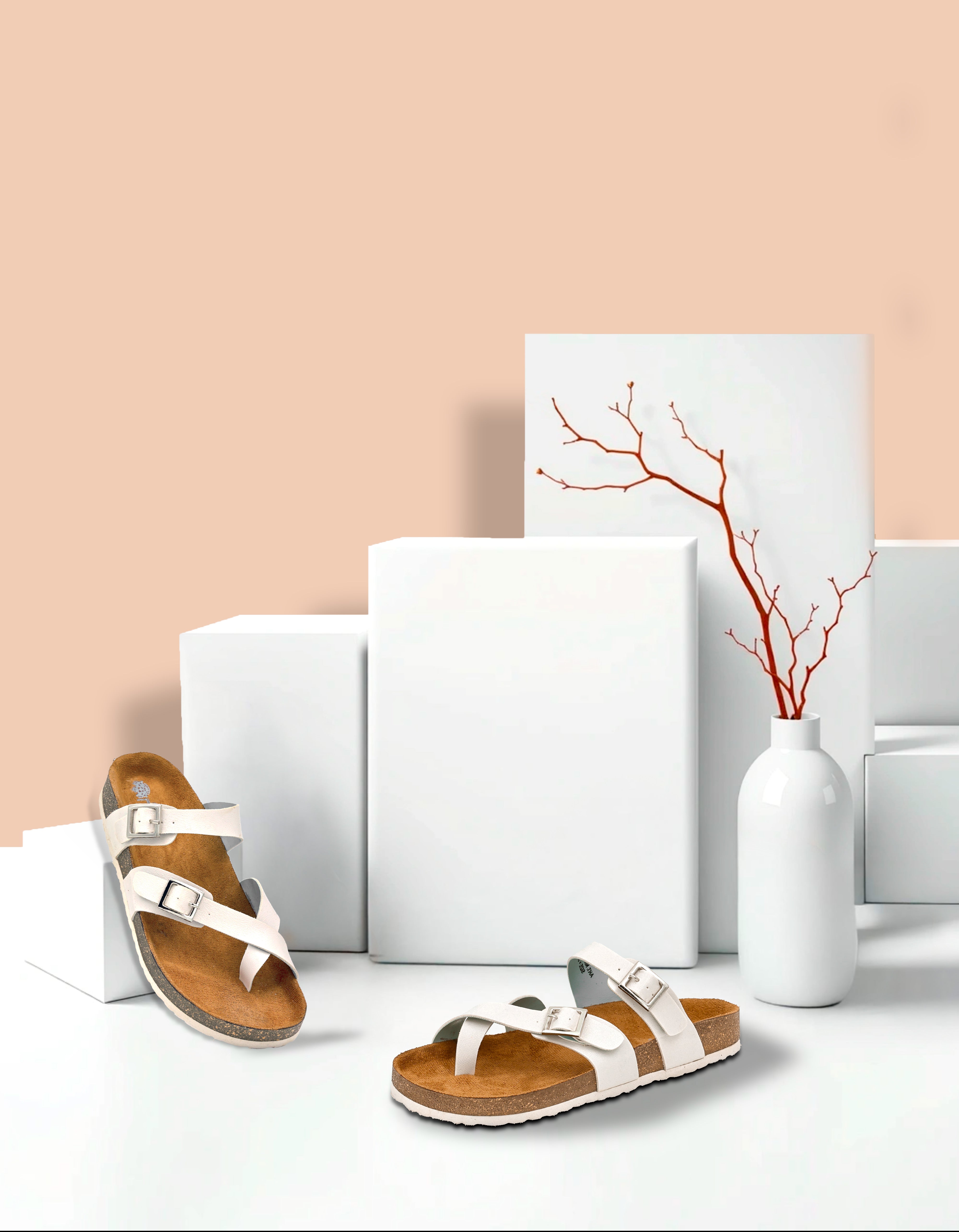 White Sandals for Women - Soho