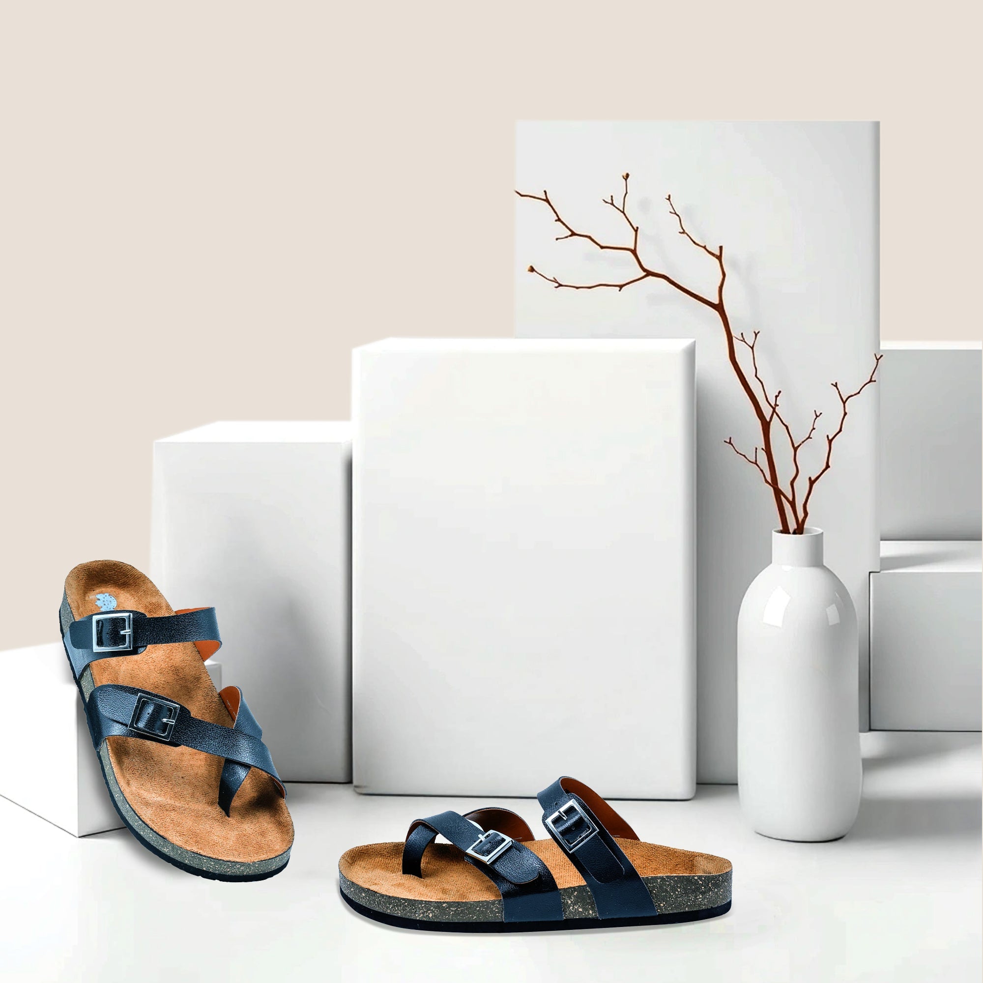 Black Sandals for Women - Soho