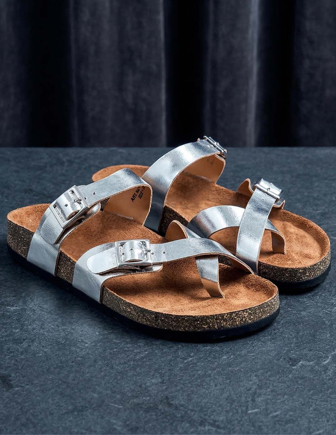 Silver Compass Sandals for Women - Soho