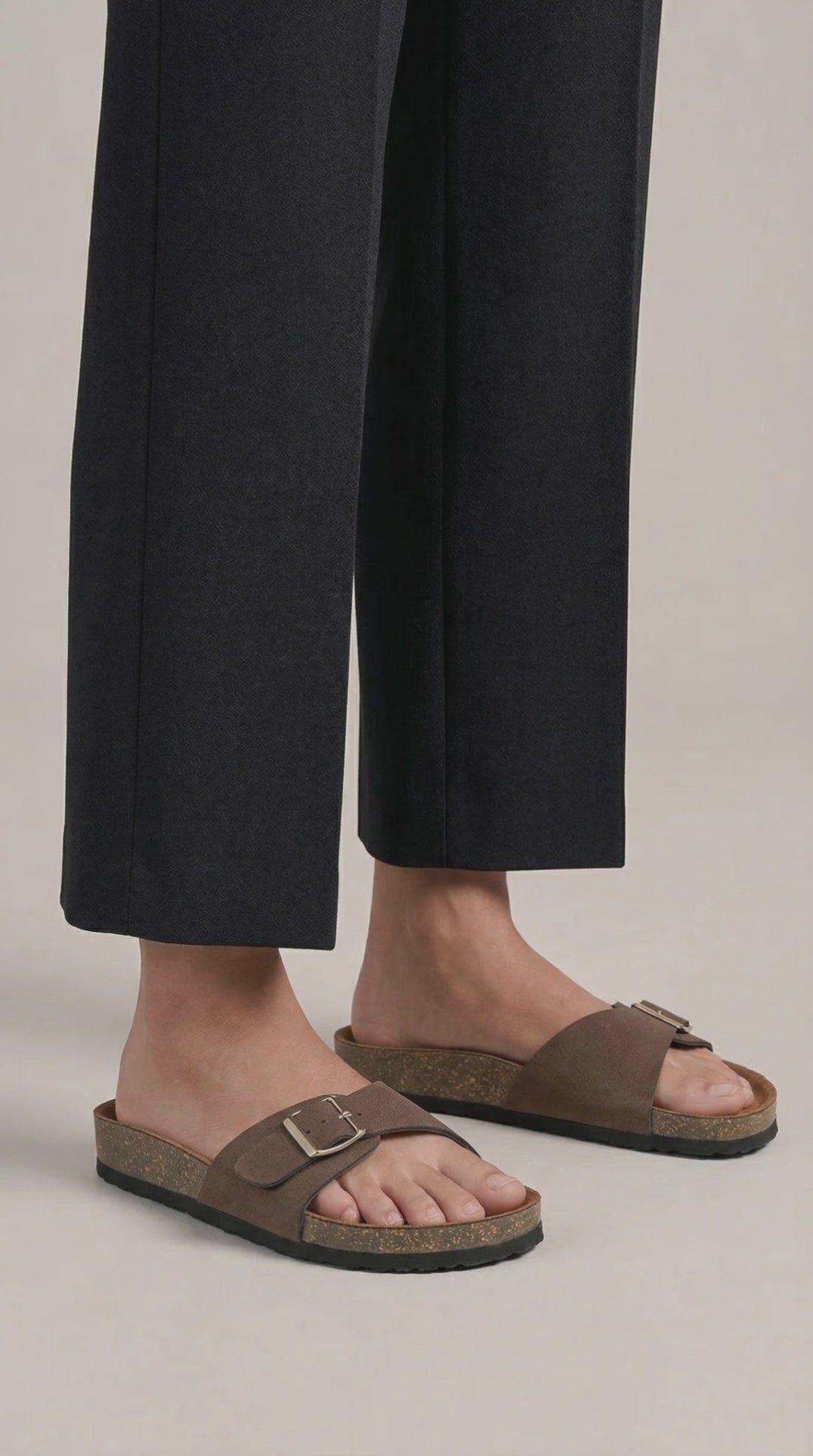 Brown Suede Sandals for Women - Camden