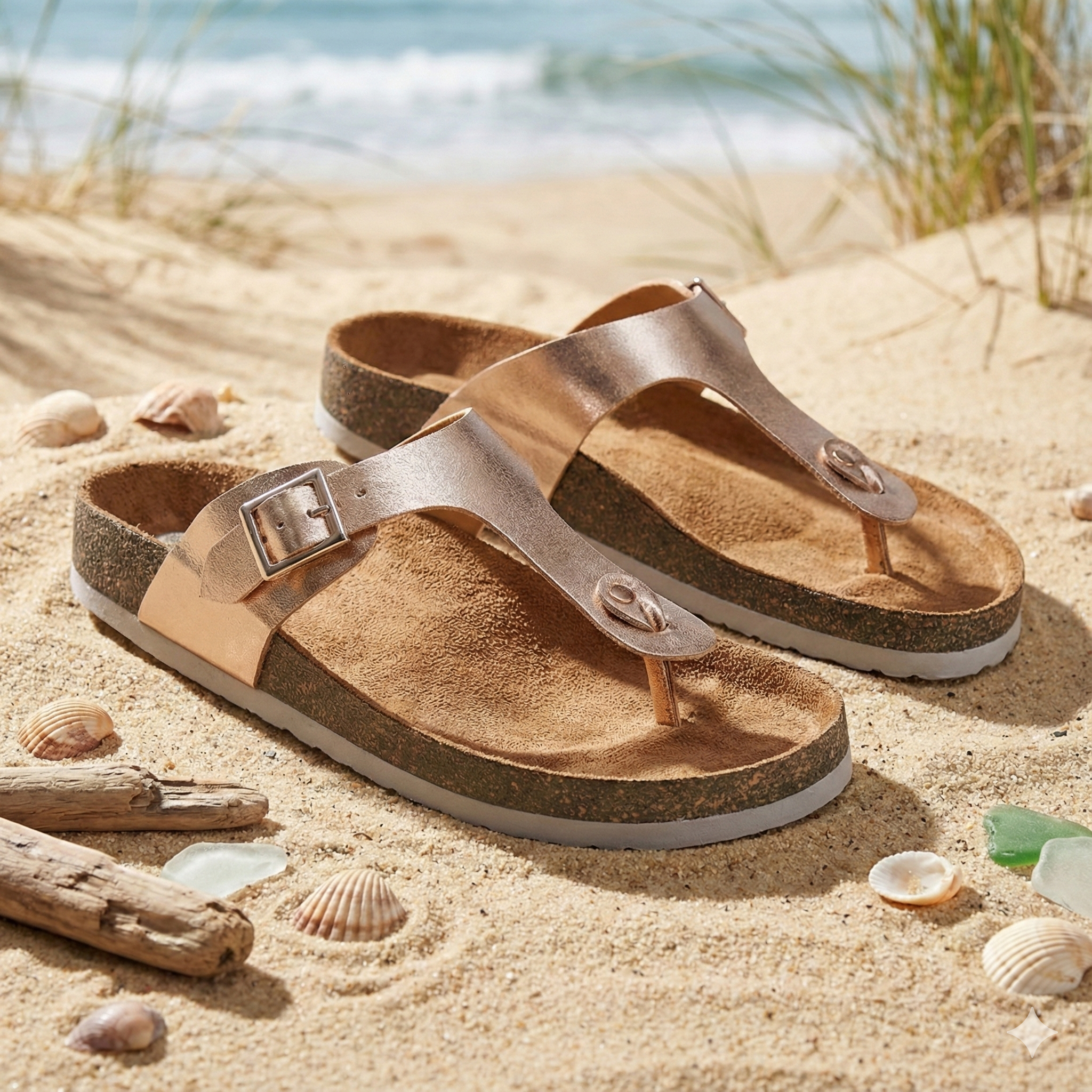 Rosegold Sandals for Women - Regent